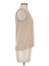 Halogen 100% Cotton Tan Sleeveless Top Size M - photo 4