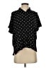 Uniqlo Polka Dots Black Short Sleeve Blouse Size S - photo 1