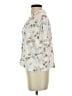 Levi's 100% Viscose Floral Ivory Short Sleeve Blouse Size XS - photo 5