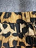 Unbranded 100% Polyester Animal Print Gold Shorts Size L - photo 3