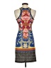 Dream Daily Graphic Blue Cocktail Dress Size S - photo 2