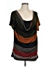 Lavish Brown Short Sleeve Top Size L (estimated) - photo 1