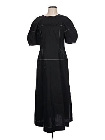 Madewell Puff-Sleeve Drop-Waist Midi Dress (view 1)