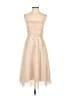 BCBGMAXAZRIA 100% Polyester Stars Tan Cocktail Dress Size 4 - photo 1
