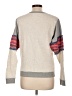 Hommage from Los Angeles Print Gray Pullover Sweater Size L - photo 2