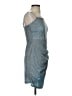 Emerald Sundae 100% Polyester Metallic Silver Cocktail Dress Size S - photo 4