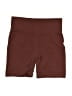 OQQ Solid Brown Athletic Shorts Size L - photo 2