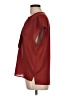J.Crew 100% Polyester Burgundy Short Sleeve Blouse Size 10 - photo 5