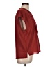 J.Crew 100% Polyester Burgundy Short Sleeve Blouse Size 10 - photo 4