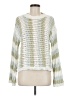 Stitch + Feather 100% Cotton Color Block White Pullover Sweater Size M - photo 1