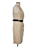 Max Mara 100% Silk Solid Tan Cocktail Dress Size 10 - photo 4