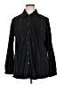 Isalis 100% Polyester Stripes Black Long Sleeve Blouse Size S - photo 1