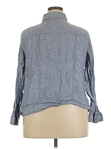 Jones New York 3/4 Sleeve Button-Down Shirt (view 2)