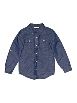 Janie And Jack Long Sleeve Button Down Shirt