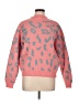 Unbranded 100% Polyester Animal Print Pink Pullover Sweater Size L - photo 1