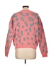 Unbranded 100% Polyester Animal Print Pink Pullover Sweater Size L - photo 2