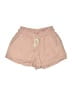 Love Tree 100% Tencel Solid Tan Shorts Size S - photo 1