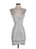 Herve Leger Metallic Silver Bandage Dress Size S - photo 1