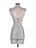 Herve Leger Metallic Silver Bandage Dress Size S - photo 2