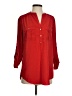 Calvin Klein Red 3/4 Sleeve Henley Size S - photo 1