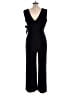 Bar III Solid Black Jumpsuit Size L - photo 2