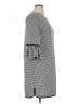 Max Studio Houndstooth Gray Casual Dress Size XL - photo 4