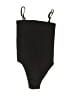 Assorted Brands 100% Cotton Black Bodysuit Size XS - photo 1