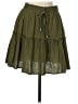 Unbranded Solid Green Casual Skirt Size M - photo 1