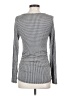 Madewell Houndstooth Gray Long Sleeve Top Size S - photo 2