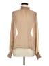Express Outlet 100% Polyester Tan Long Sleeve Blouse Size M - photo 1