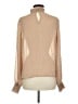 Express Outlet 100% Polyester Tan Long Sleeve Blouse Size M - photo 2
