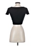 Zara Black Short Sleeve Top Size S - photo 2