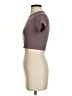 OQQ Brown Short Sleeve Turtleneck Size S - photo 5