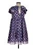 Saylor 100% Cotton Paisley Blue Casual Dress Size S - photo 1