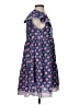Saylor 100% Cotton Paisley Blue Casual Dress Size S - photo 4