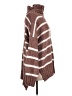 Pol 100% Polyester Stripes Brown Pullover Sweater Size L - photo 4