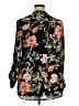 Soho 100% Polyester Floral Black Long Sleeve Blouse Size XL - photo 2