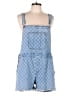 No Boundaries Checkered-gingham Blue Romper Size XXL - photo 1