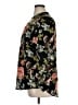 Soho 100% Polyester Floral Black Long Sleeve Blouse Size XL - photo 5
