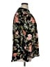 Soho 100% Polyester Floral Black Long Sleeve Blouse Size XL - photo 4