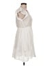 Mine White Casual Dress Size L - photo 4