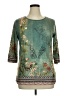 Unbranded Teal 3/4 Sleeve Top Size L - photo 1