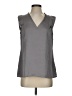 Banana Republic 100% Polyester Gray Sleeveless Blouse Size S - photo 1