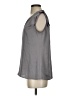 Banana Republic 100% Polyester Gray Sleeveless Blouse Size S - photo 5