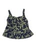 Unbranded Tropical Green Blue Swimsuit Top Size 16 - photo 1