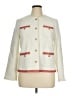 Talbots 100% Cotton Tweed Ivory Jacket Size 14 - photo 1