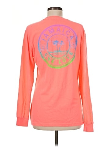 Pink Pineapple Long Sleeve T-Shirt (view 2)