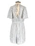 Blue Rain 100% Rayon Stripes Gray Romper Size XS - photo 2