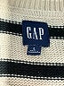 Gap 100% Cotton Stripes Ivory Pullover Sweater Size L - photo 7