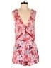 Free People 100% Rayon Tropical Pink Romper Size XS - photo 1
